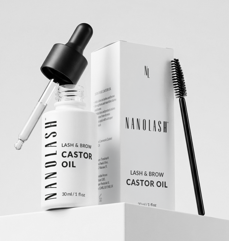 nanolash óleo de rícino pestanas